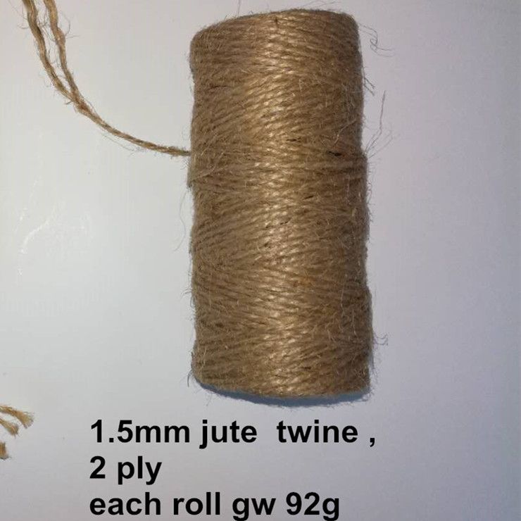 3ply 2mm  natural jute garden twine 