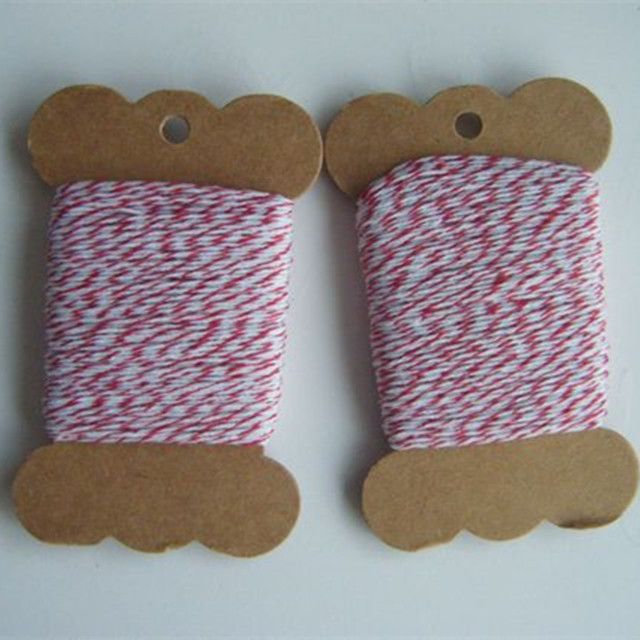 12 ply  1mm cotton  baker's twine on paper card