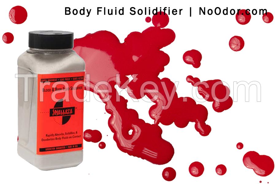 SMELLEZE Blood &amp; Body Fluid Solidifier &amp; Smell Removal Granules:1.5 lb