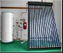 split pressurized solar water heaters (one copper coil)