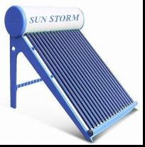 non-pressurized Sun Storm Solar Water Heaters, products