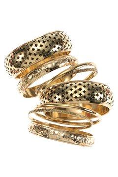 Artificial bangles with brass and silver colour