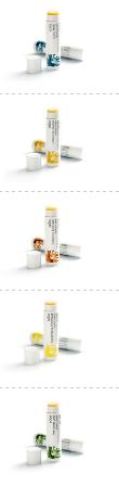 Organic lip balms