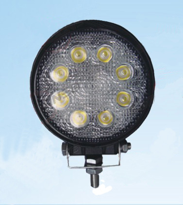 24W High Intensity LEDs round LED Work Light