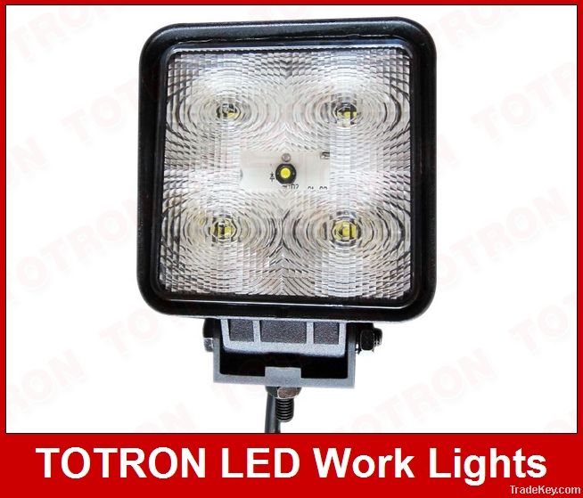 T1015 4" 15W 9-32V Square LED Work Light