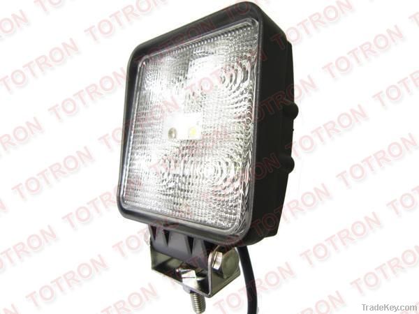 T1015 4" 15W 9-32V Square LED Work Light