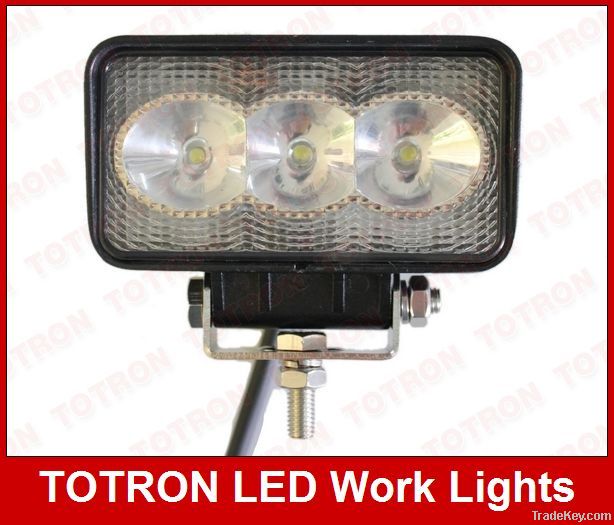 3.5" 9W 9-32V Rectangle LED Work Light