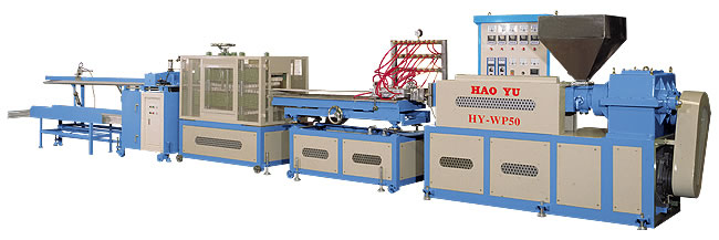 Wood Plastic Composite Profile Extrusion Line