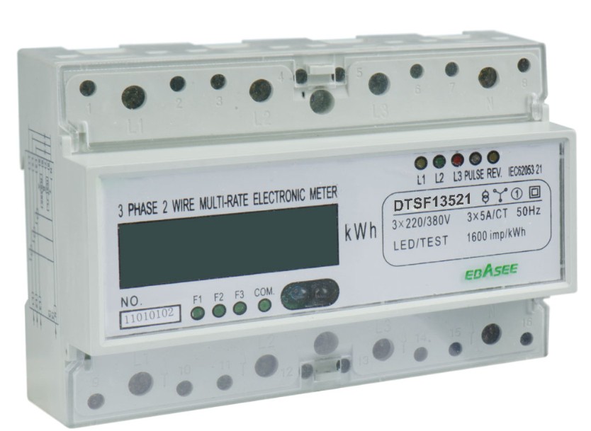 Three Phase Electronic Multi-rate watt-hour meter