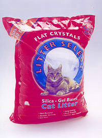 silica gel . cat litter