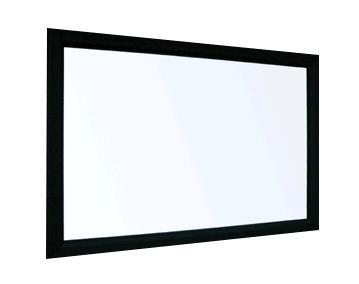 Frame projection screen