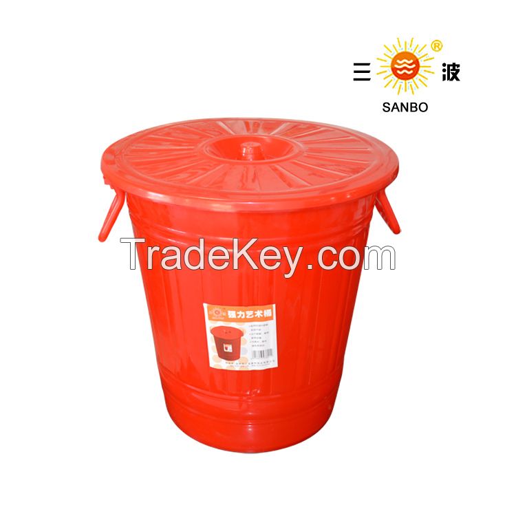 Middle large supper large Plastic water bucket eco-friendly rice bucket