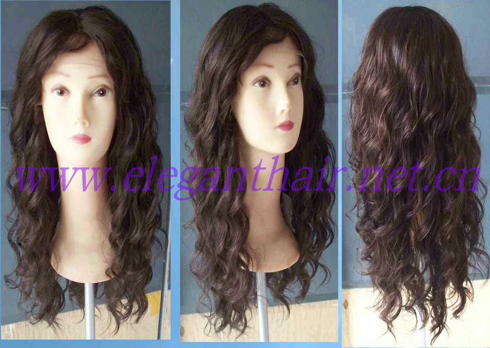 silk top hand-knotted full lace wig