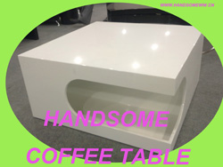 high glossy coffee table