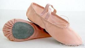 pink canvas split sole ballet shoe/dance shoe