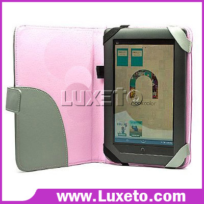 leather case for Nook Color, 2011 new arrival!!!