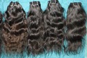 Curly machine weft