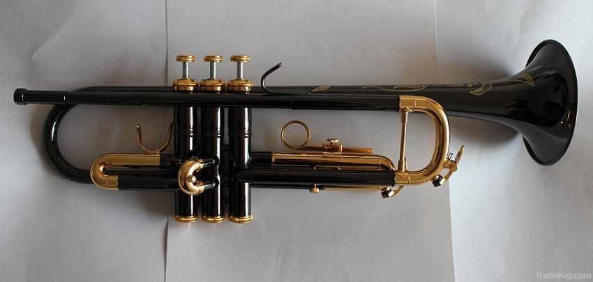 balck nickel Bb trumpet