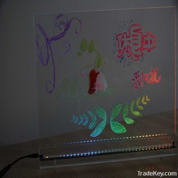 sparkle neon LED writing Board