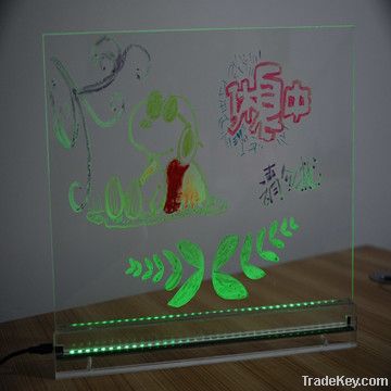 electronic flash neon led writing board