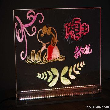 electronic flash neon led writing board