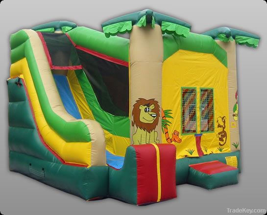 Tropical inflatable Castle