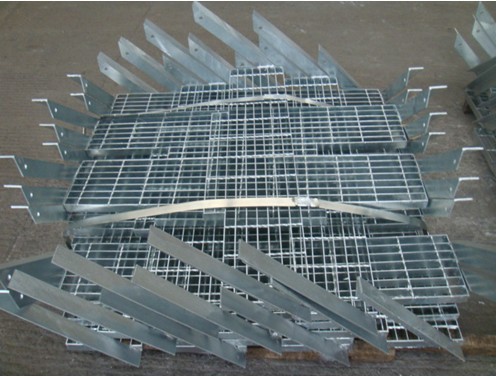 composite steel stair treads, steel staircase, step ladder, grating step