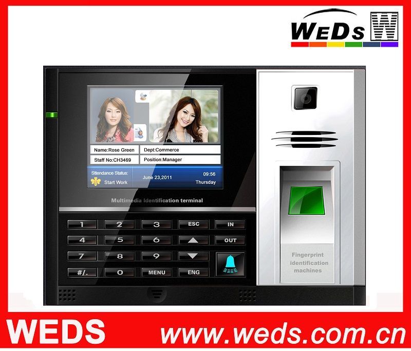 Biometric Punch Card Time Attendence Machine with Access Control, WIFI,3G,GPRS,ADSL