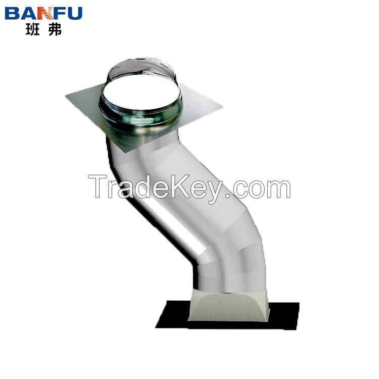 no power flexible tubular roof skylight daylighting system