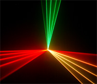 Stage laser light