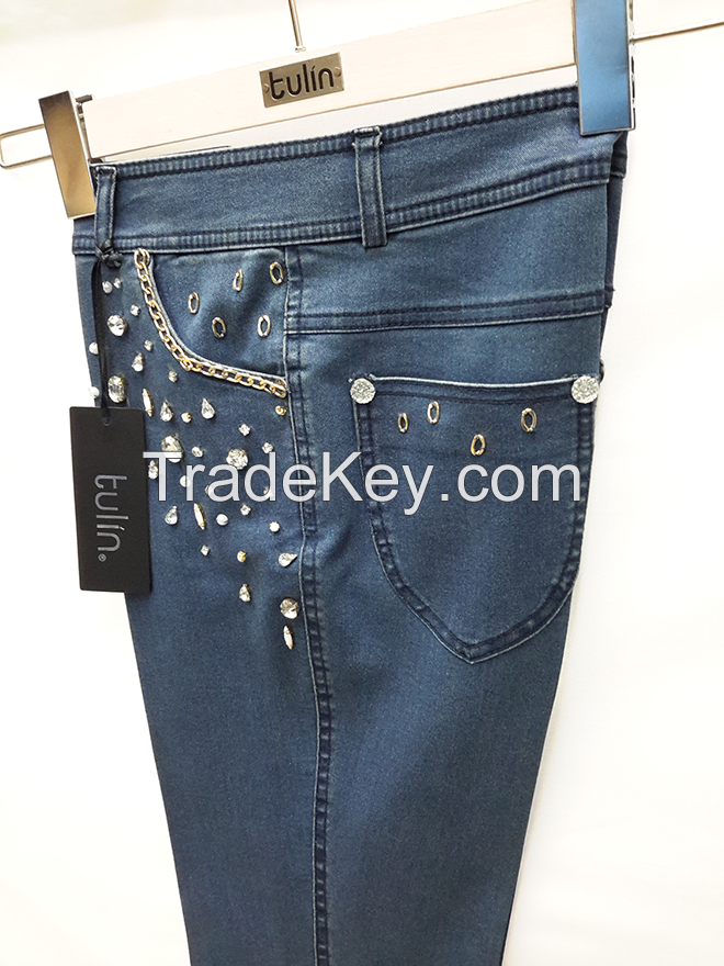 High Quality Plus Size Fashionable Jeans For Women