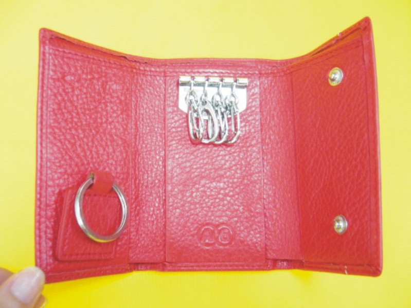 Italian leather key holder