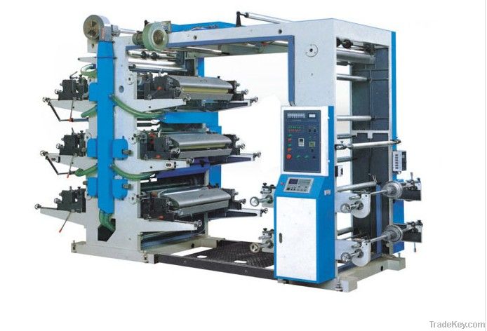 Six Color Full Automatic Flexographic Printing Machine