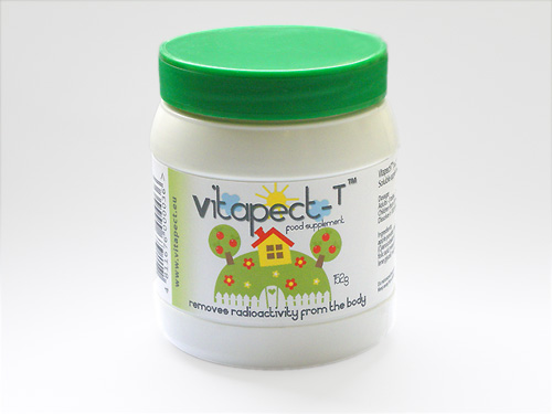 Vitapect-T (TM) Effectively removes Caesium-137 from organism