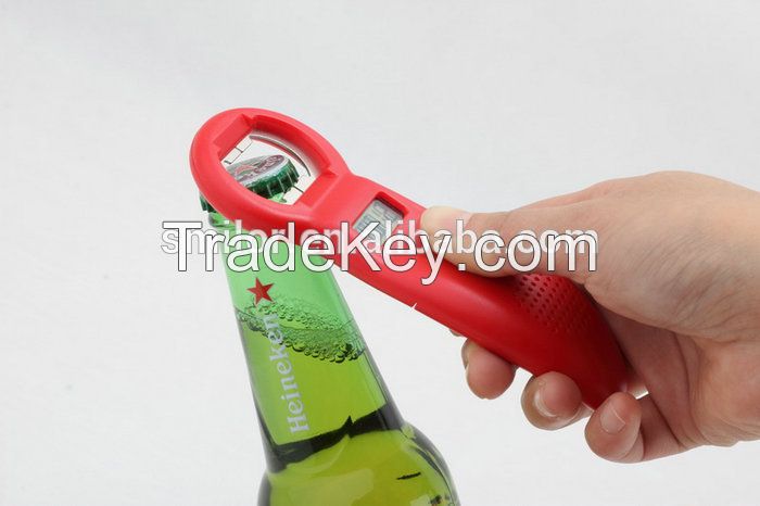 Custom Red Count ABS Beer Bottle Opener With Printing Logo