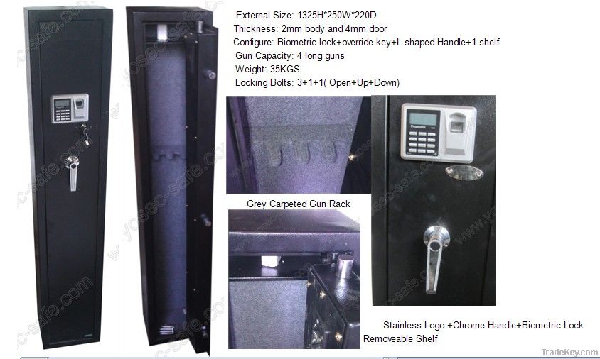 Fingerprint gun safe