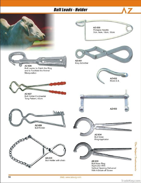 Stainless Veterinary Instruments (Castrator | Orthopedic Instrument | Castration Equipment)