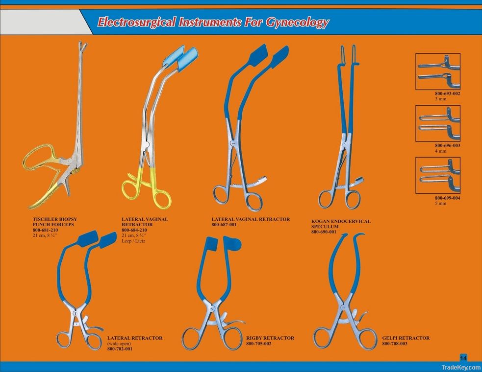 Range of Electro Surgical Instruments