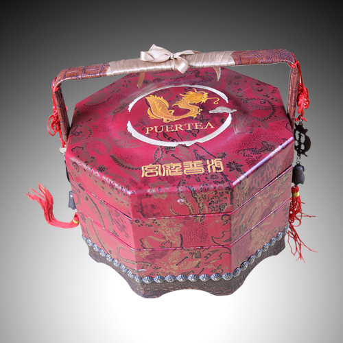 pu'er tea package packaging gift wooden box
