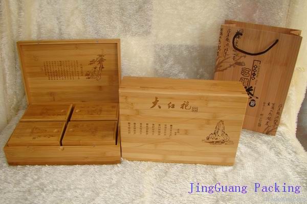 bamboo box gift box tea packaging