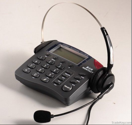 Call Center Caller ID Headset Telephone