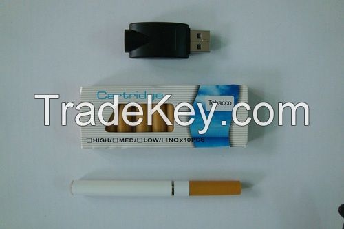 E Cigarette with 10 Cartridge & Charger