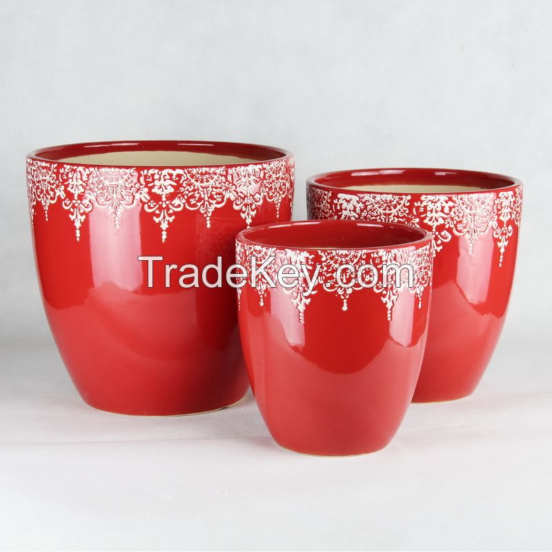 small ceramic flower pot 331 series