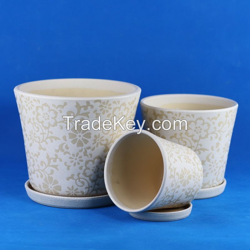 small ceramic flowerpot 211 series