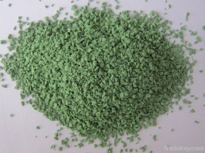 Green edpm granule for grass infill