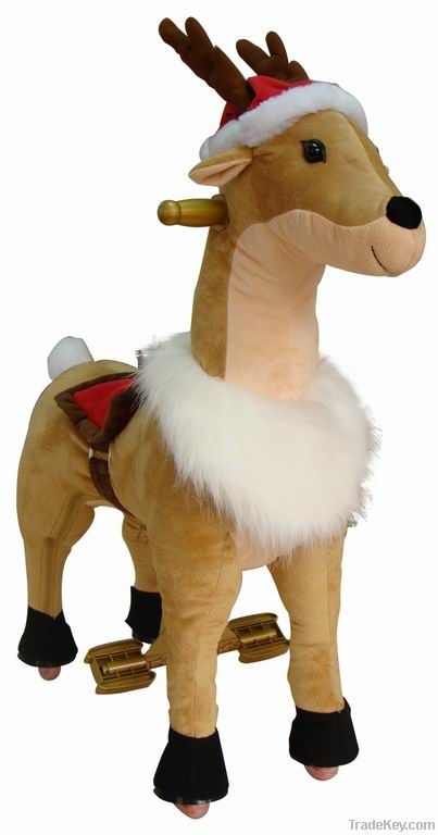 Christmas Riding Deer