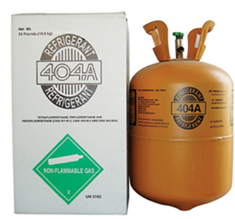 refrigerant gas R404a, R406