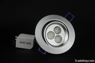 LED downlight, 1w-27w ceiling lights, 85-265v, 100lm/w, 2700-6500k CCT
