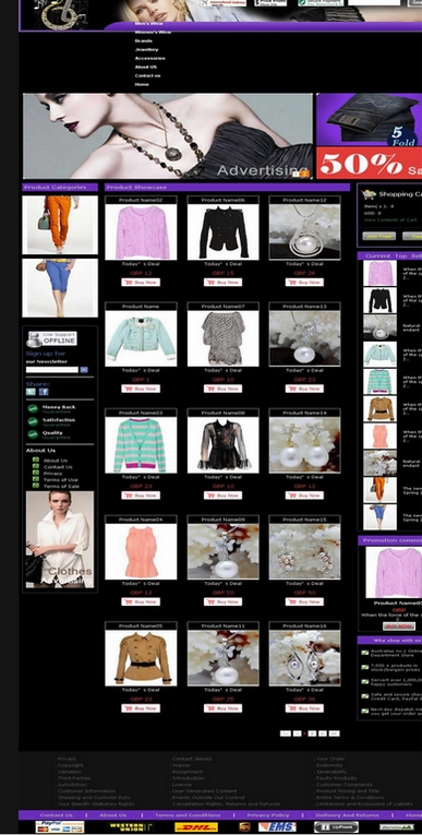 professional e-commerce online order website design