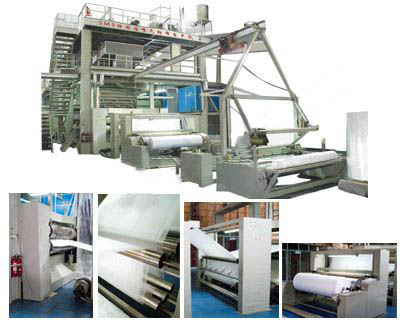 Nonwoven fabric making machine